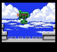 une photo d'Ã©cran de Teenage Mutant Hero Turtles sur Nintendo Nes